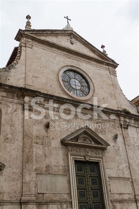 Santa Maria Del Popolo Church In Rome Stock Photo | Royalty-Free ...