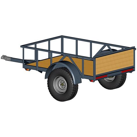 Off-Road Trailer Plans, 4' x 6.5' 2500# – Build Your Best Adventure