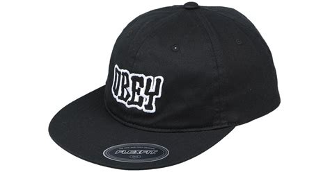 Obey Hat in Black for Men - Lyst