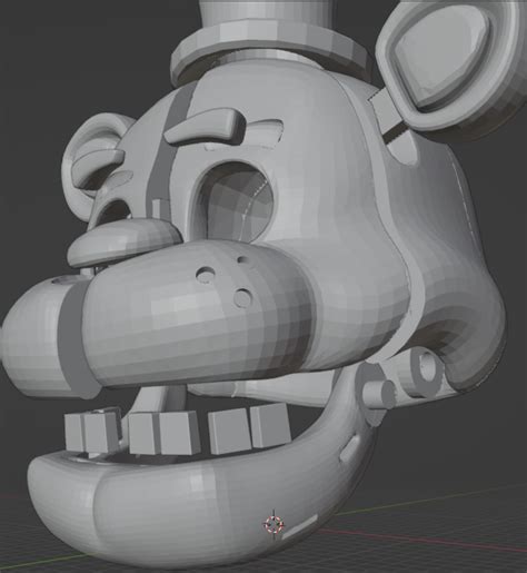 3D file Freddy Fazbear Head Mask for Cosplays 🪖・3D printing template to ...
