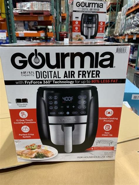 Costco Gourmia Air Fryer, 6 Quart Digital w/ Fryforce | Air fryer ...