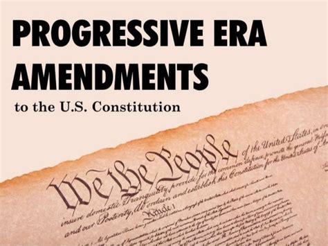 Progressive Amendments