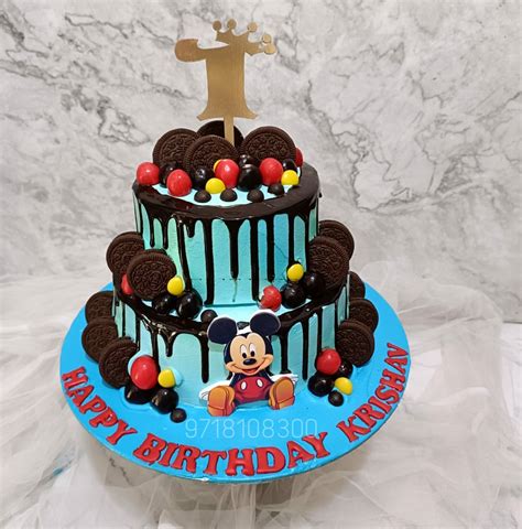 1st Birthday Mickey Mouse Cake | Mickey Mouse Cake | Mr Cake