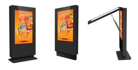 Outdoor digital Display / Outdoor Freestanding Totem Touch Screen - Virtual On