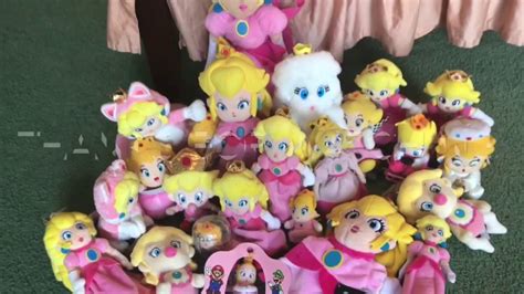 Princess Peach Plush Collection (Super Mario Bros) - YouTube