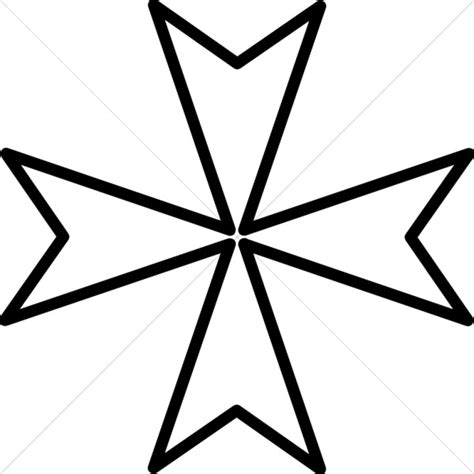 Maltese Cross | Cross Clipart