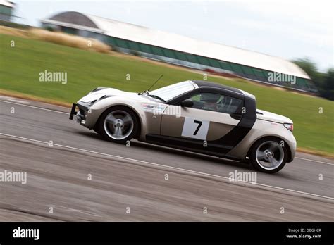 A car taking parting in a Sprint event at Llandow Circuit Stock Photo - Alamy