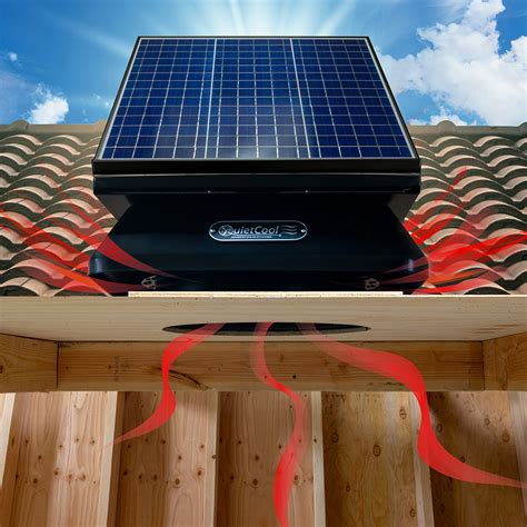 Roof-Mount Solar Fan - Energy Efficient Cooling by QuietCool