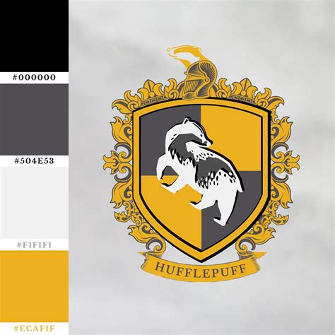 Harry Potter Hogwarts House Colors: Color Palettes and Hex Codes