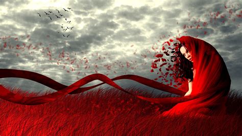 lady in red by FlorianMecl on DeviantArt