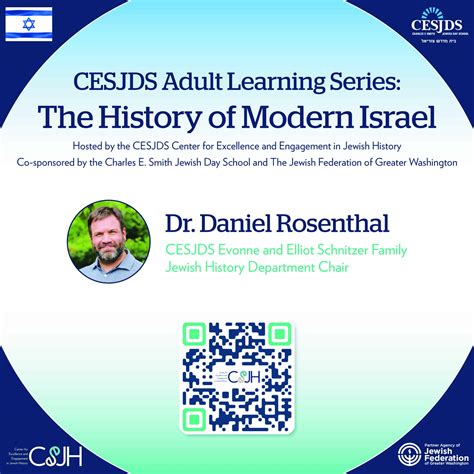 Adult Learning Series: The History of Modern Israel - JConnect