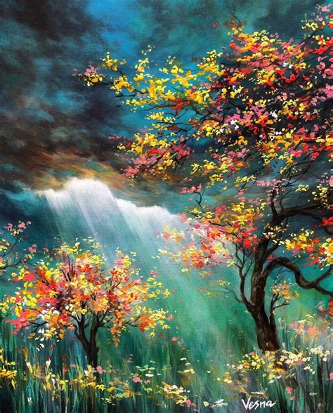 In Full Effect image 0 | Landscape art painting, Beautiful landscape ...