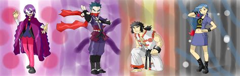 The New Johto Elite Four by ChrisJ-Alejo on DeviantArt