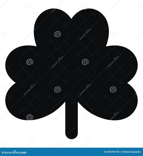 Lucky leaf, icon stock vector. Illustration of plant - 259784194