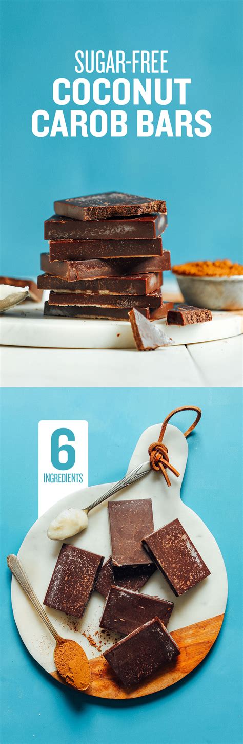 Sugar-Free Carob Bars | Minimalist Baker Recipes