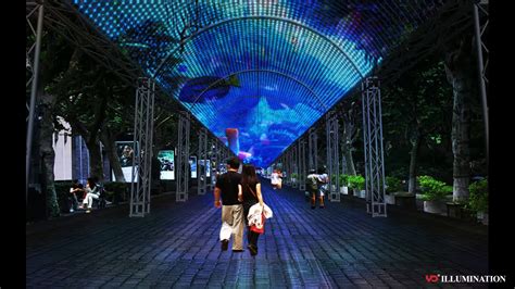 Amazing RGB Pixel LED Light Tunnel LED Tunnel Lighting Design Referrence - YouTube