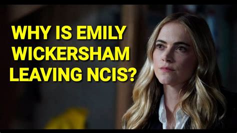 WHY IS EMILY WICKERSHAM LEAVING NCIS? BISHOP’S SEASON 18 EXIT EXPLAINED - YouTube