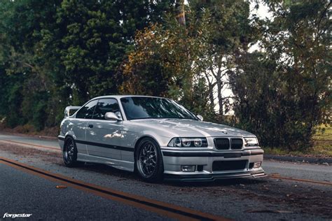 Clean Artic Silver BMW E36 M3 With Aftermarket Mods and Wheels in 2020 ...