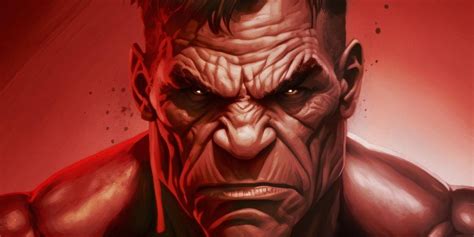 Harrison Ford’s Thunderbolt Ross Transforms Into Red Hulk In Fan Art ...