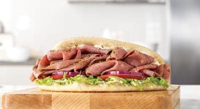 Arby's Roast Beef Gyro Nutrition Facts