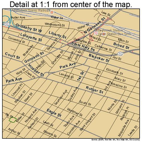 Utica New York Street Map 3676540