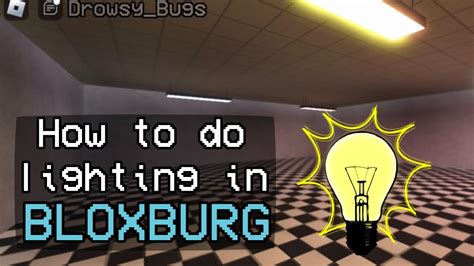 How to do lighting in Bloxburg - Tutorial - YouTube