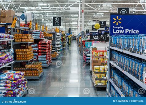 Rows with Products in Walmart. Walmart Inc Editorial Image - Image of ...