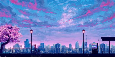 Aesthetic Anime Wallpapers - WallpaperSafari | Aesthetic desktop wallpaper, Anime scenery ...