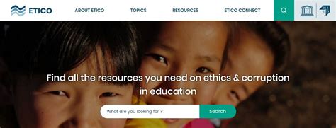 Etico – UNESCO’s online gateway to corruption in education - Devpolicy Blog from the Development ...