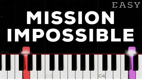 Mission Impossible Theme | EASY Piano Tutorial - Piano Understand