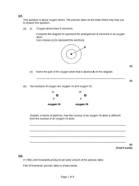 Oxygen-16 Oxygen-18 | PDF | Neutron | Atoms