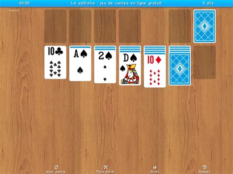 Le solitaire : Le meilleur jeu de cartes gratuit en ligne, c’est Le jeu du solitaire