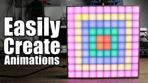 How to Easily create Animations for your LED Matrix - YouTube