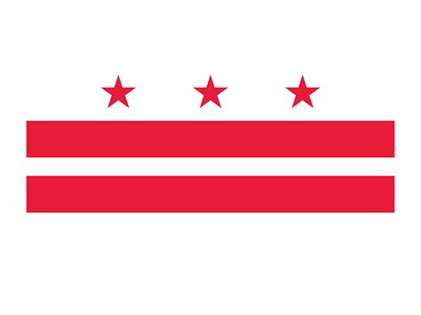 Washington D.C. Flag PNG & SVG Vector - Freebie Supply