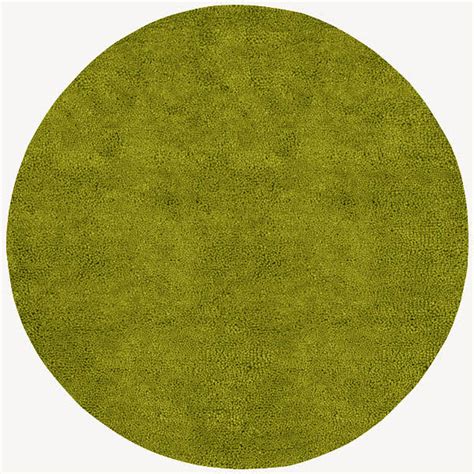 Aros Lime Green Round Shag Rug - Contemporary - Outdoor Rugs - other ...