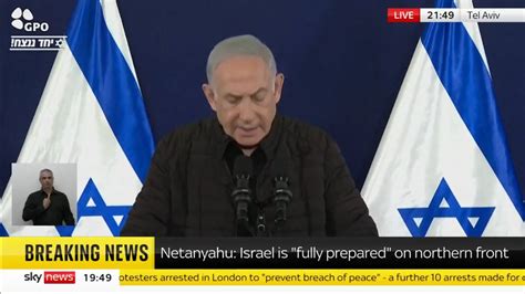 Israeli Prime Minister Benjamin Netanyahu says that, in order to secure ...