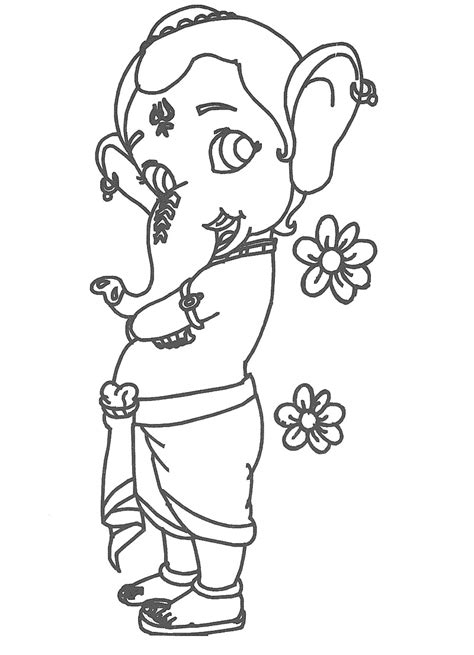 Lord Ganesha Drawing Images at GetDrawings | Free download