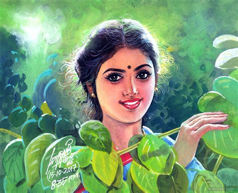 20 Beautiful Tamilnadu Paintings by famous artist Maruthi - Indian Paintings