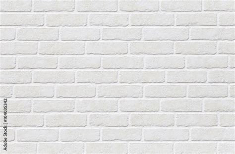 White brick tile wall seamless background and texture 스톡 사진 | Adobe Stock