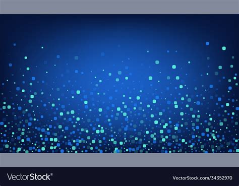 Blue confetti celebration background Royalty Free Vector