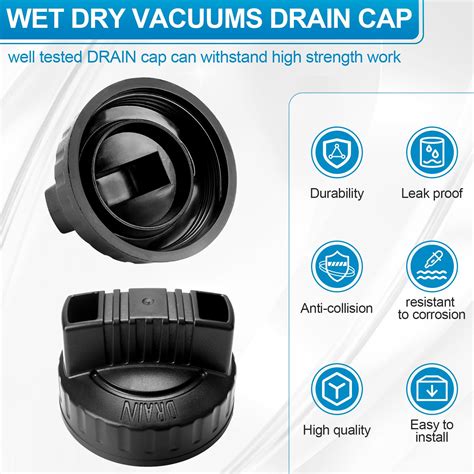 Snapklik.com : GYPNS 47922 Drain Cap For Ridgid Vacuum, Wet/Dry Vacuum ...