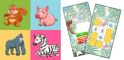 Animals Memory Game for Kids for Android - Sagui Itay - Unity Assets ...