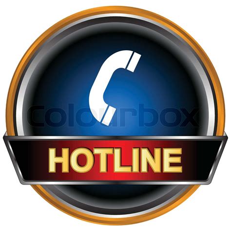 Hotline logo | Stock vector | Colourbox