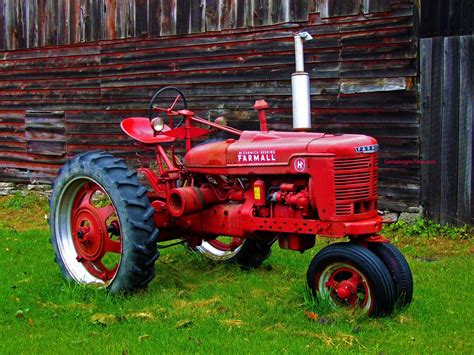 Old Farm Scenes | 1948 McCormick Deering Farmall farm tractor | Farm ...