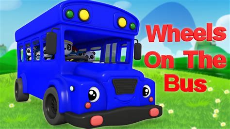 Bao Panda Wheels On The Bus | Blue Bus Song | Nursery Rhymes Songs For Baby | Kids Rhyme - YouTube