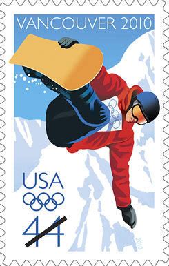 2010 Olympic Stamp PHOTO: U.S. Commemorative Stamp Debuts | HuffPost