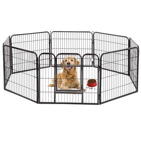 Dog Pen Extra Large Indoor Outdoor Dog Fence Playpen Heavy Duty 8 ...