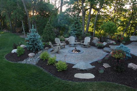 Firepit | Fire pit landscaping, Backyard, Backyard inspiration