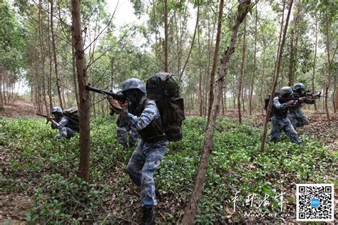 Chinese marines in field training - People's Daily Online