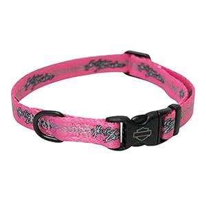 Amazon.com : Harley-Davidson Pet Collar 5/8" Pink Barb Wire : Pet Supplies